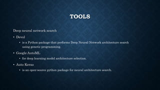 Automated Machine Learning | PPTX