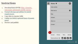 Automated Mobile Menu Prototypes in Axure | PDF