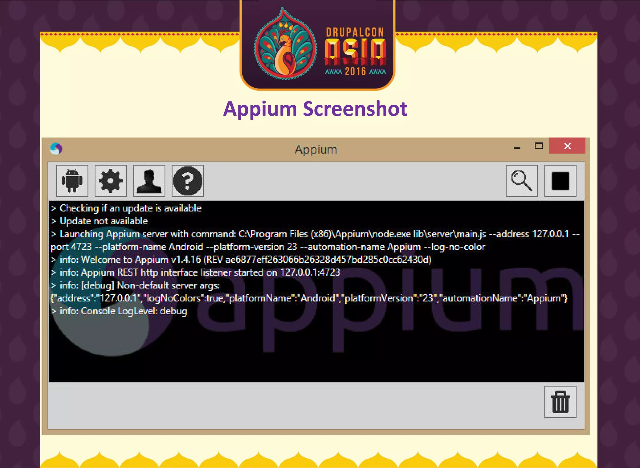 Appium Screenshot
 
