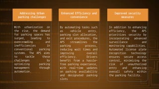 Automated parking solutions for urban parking spaces.pptx