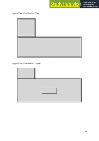 35
Layout View of the Product (Top)
Layout View of the Product (Front)
 