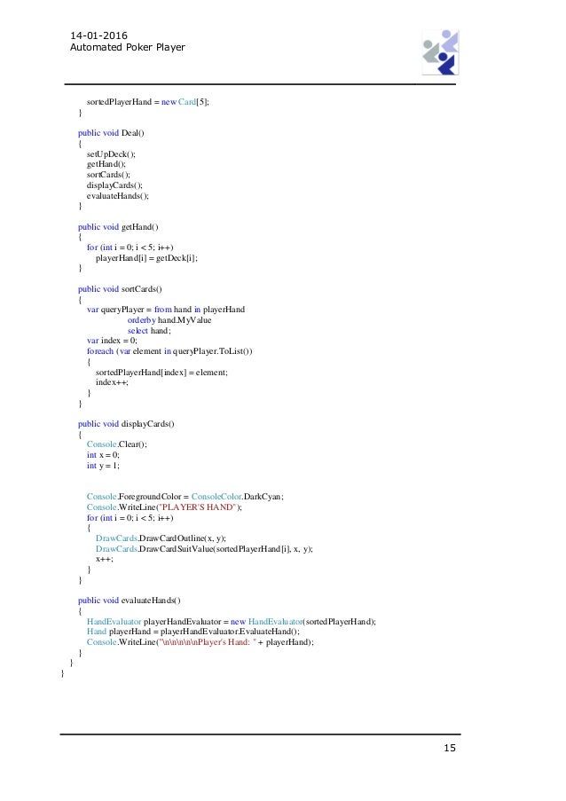 Poker Evaluation And Enumeration Software