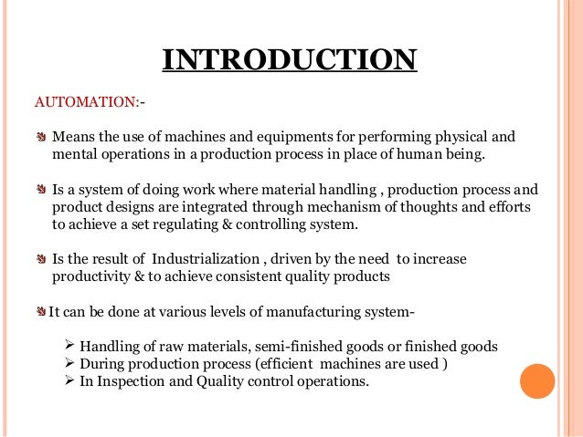 automated process control system