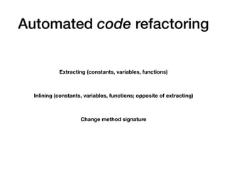 Automated Refactoring With PyCharm | PDF