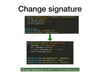 Automated Refactoring With PyCharm | PDF