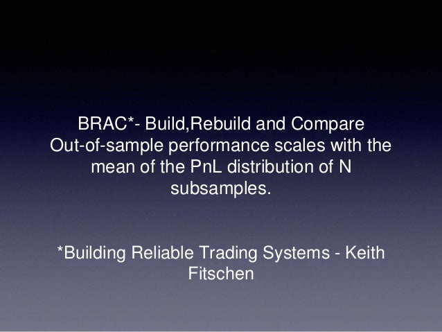 Building reliable trading systems keith fitschen pdf