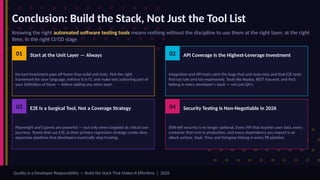 Comprehensive Developer Guide to Automated Software Testing Tools in ...
