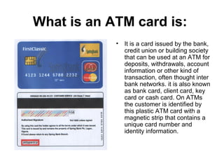 Automated taller machine (atm) | PPT