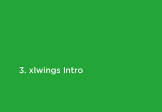 3. xlwings Intro
 
