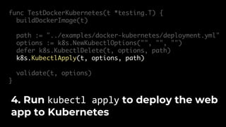 How to test infrastructure code: automated testing for Terraform, Kubernetes, Docker, Packer and more Slide 90