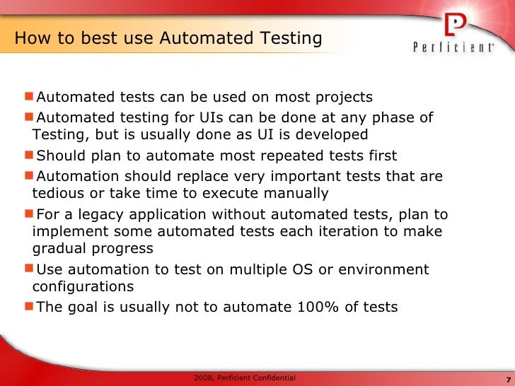 Automated Testing with Agile