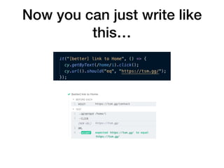 Now you can just write like
this…
 