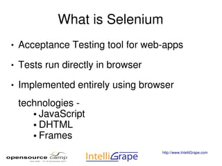 Automated Web Testing With Selenium | PPT
