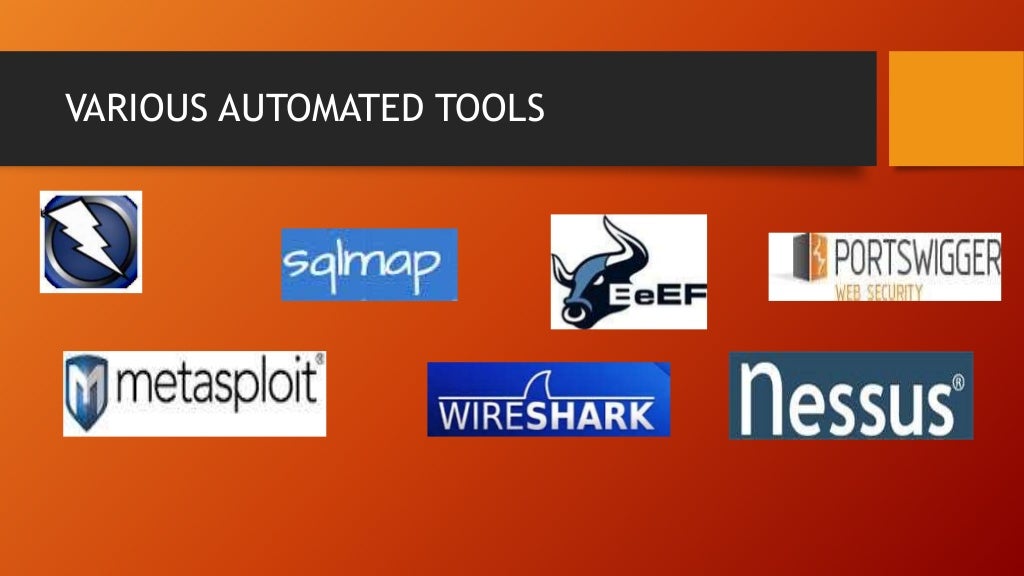 Automated tools for penetration testing