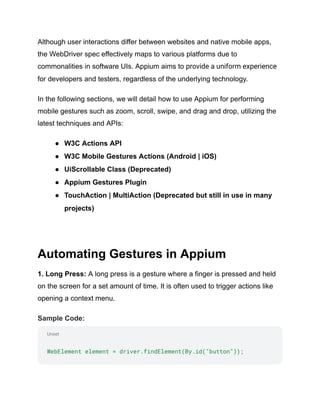 Automate Mobile Gestures in Appium_ A Detailed Guide for Developers.pdf