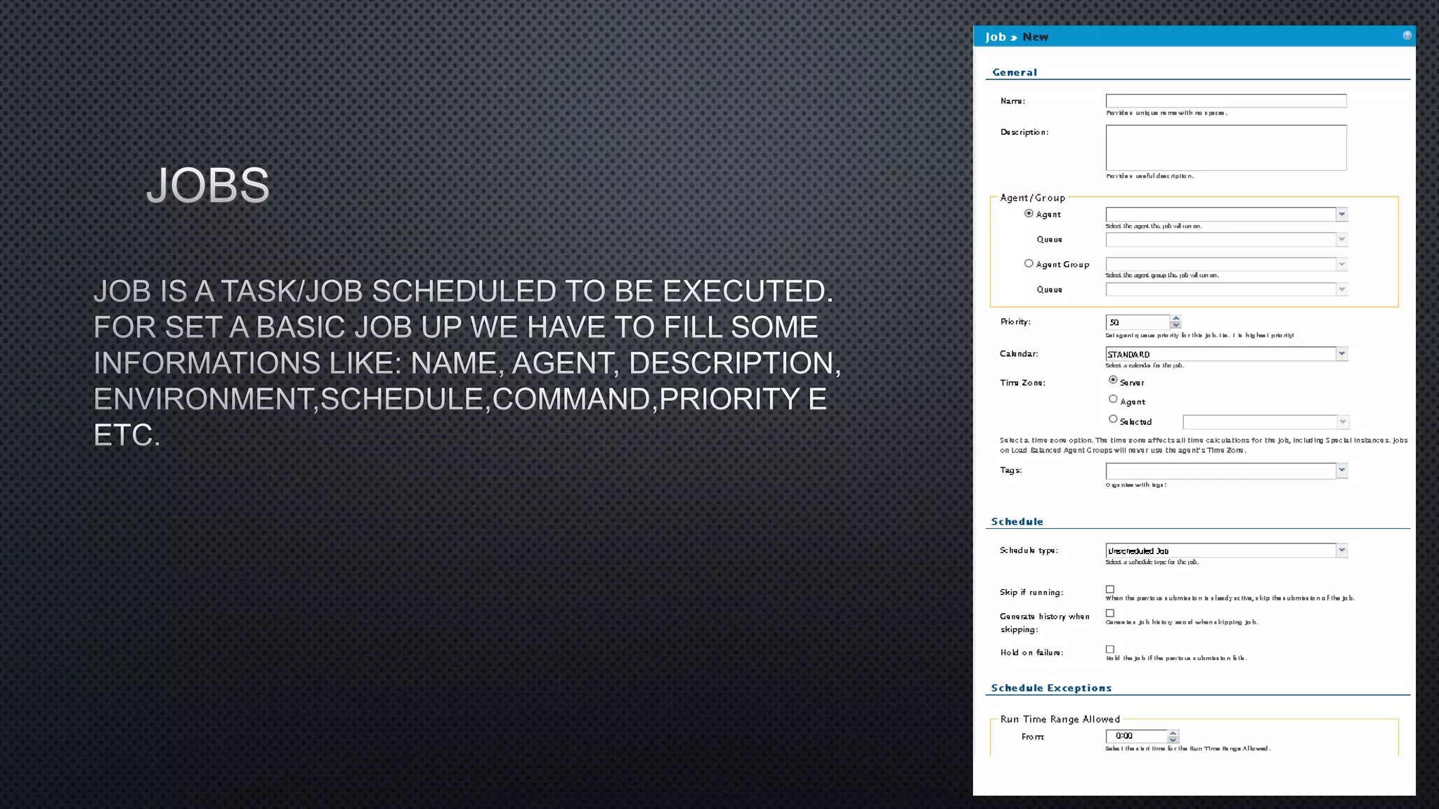 Automate schedule