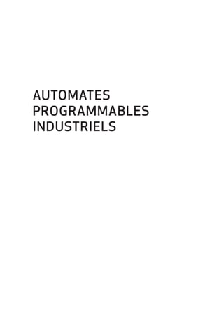 automates
programmables
industriels
 