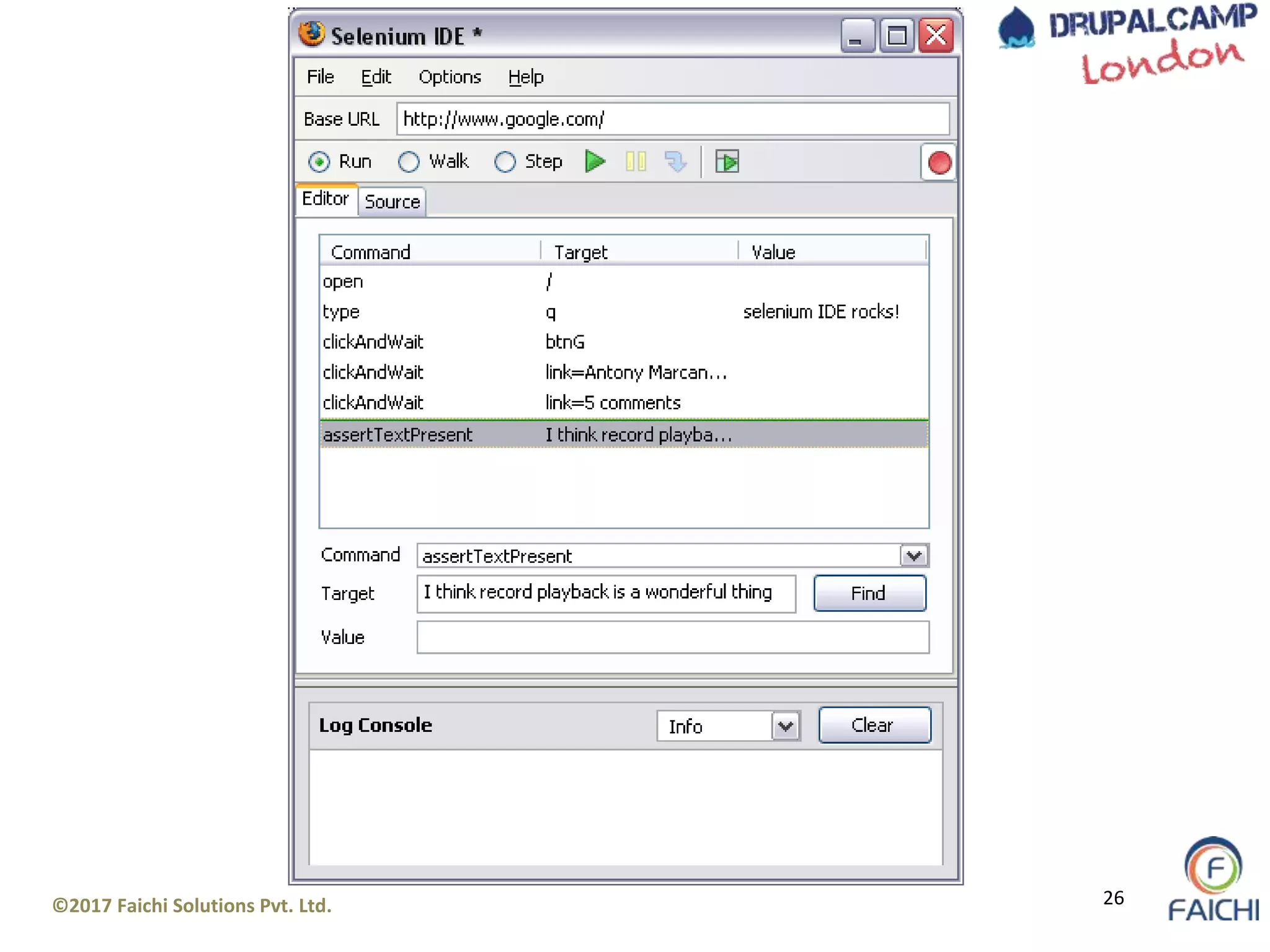 ©2017 Faichi Solutions Pvt. Ltd. 26
 