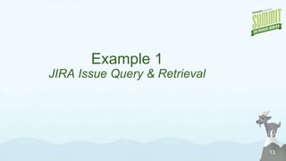 Why Python?Powerful standard librariesHttp(s) with cookie handlingXML and JSONUnicodeThird Party LibrariesSOAPRESTTemplatesSubversionPortable, cross-platform10