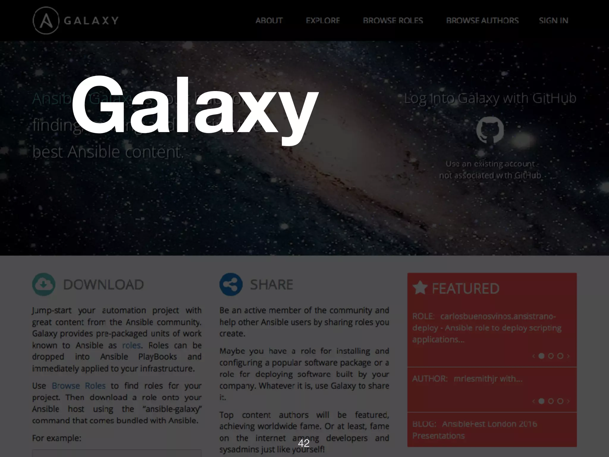 Galaxy
42
 