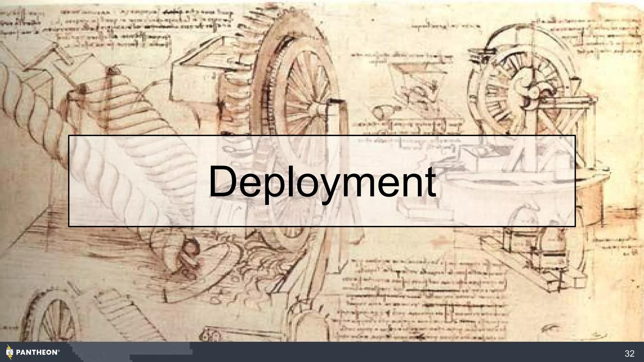 Extra Art
32
Deployment
 