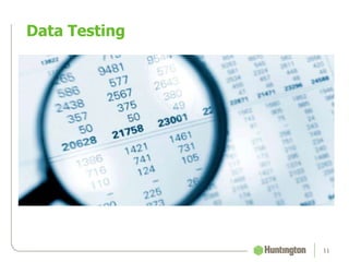 Data Testing
11
 