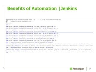 Benefits of Automation |Jenkins
17
 