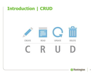 Introduction | CRUD
4
 