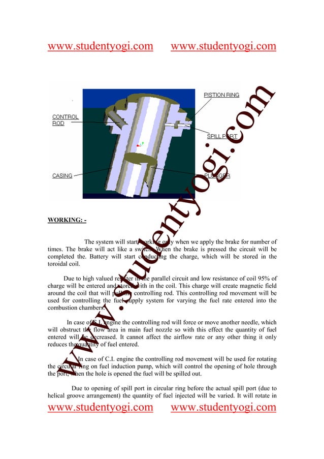 Automatic Speed Control System Paper Presentation