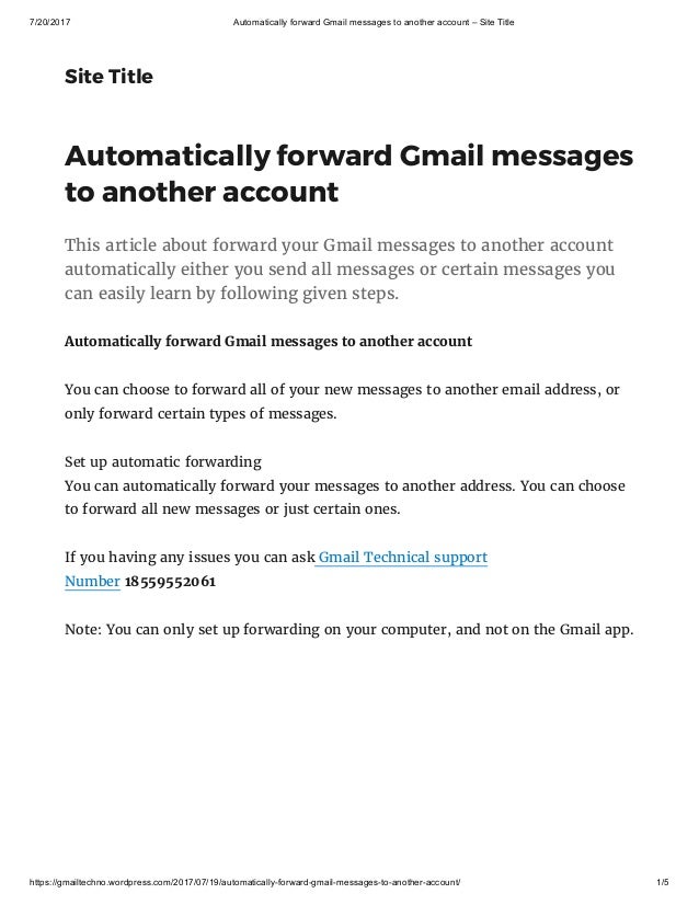 automatically forward gmail messages to another account how to forward gmail to another gmail