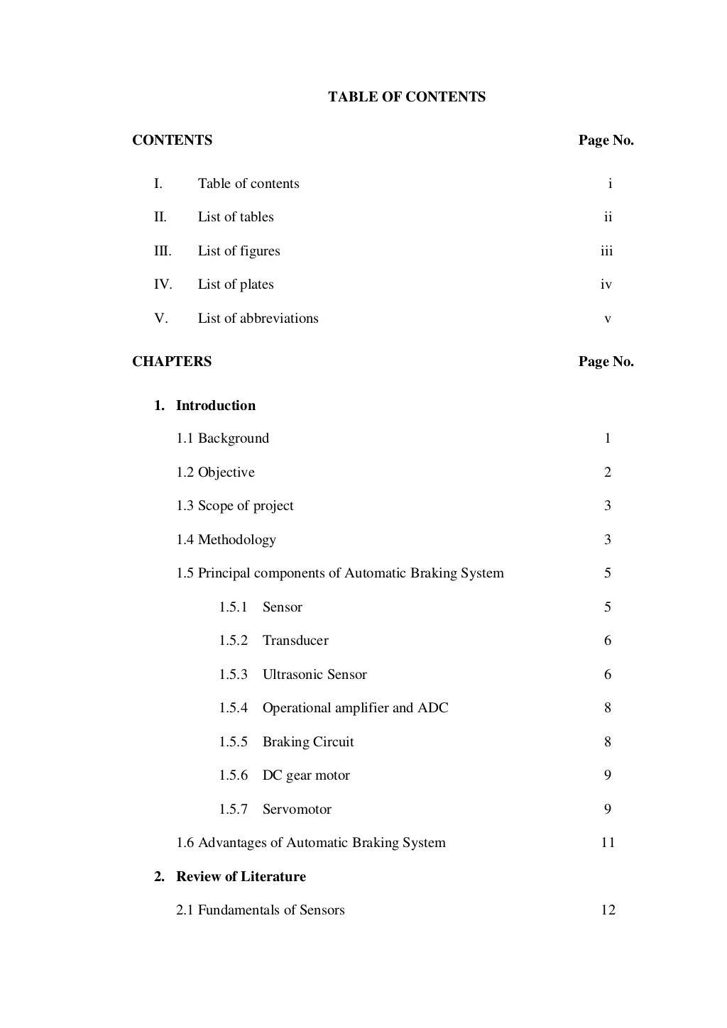 Automatic braking system whole project documentation.docx pdf