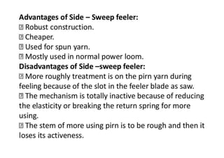 Automatic conventional weaving