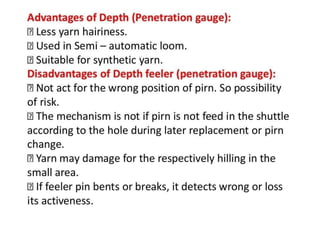 Automatic conventional weaving