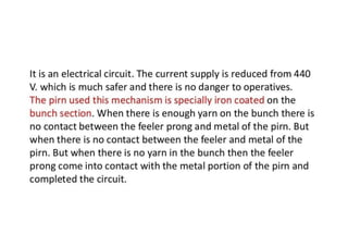 Automatic conventional weaving