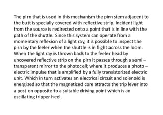 Automatic conventional weaving