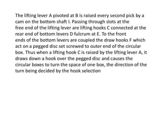 Automatic conventional weaving