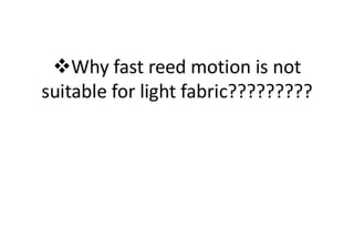 Automatic conventional weaving