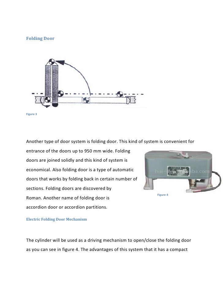 Automatic Door System Of Bus Door