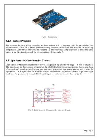 Automatic dual axis solar tracking system(eee499.blogspot.com) | DOCX