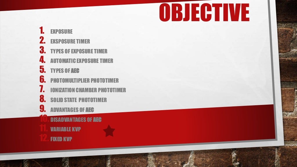 Automatic exposure control