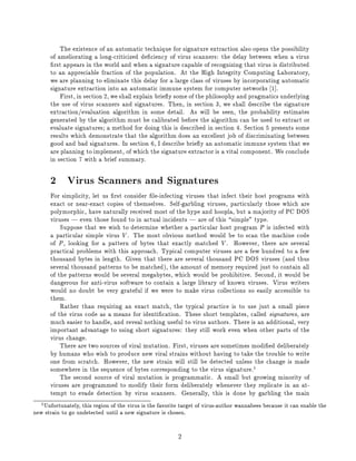 Automatic extraction of computer virus signatures | PDF