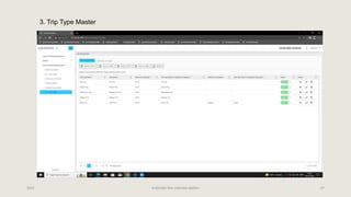 2023 Automatic fare collection system 27
3. Trip Type Master
 