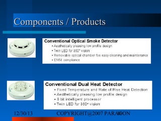 Components / Products

12/30/13

COPYRIGHT@2007 PARAGON
10

 