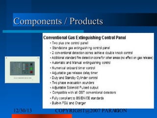 Components / Products

12/30/13

COPYRIGHT@2007 PARAGON
11

 