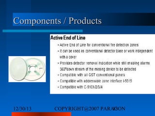 Components / Products

12/30/13

COPYRIGHT@2007 PARAGON
13

 