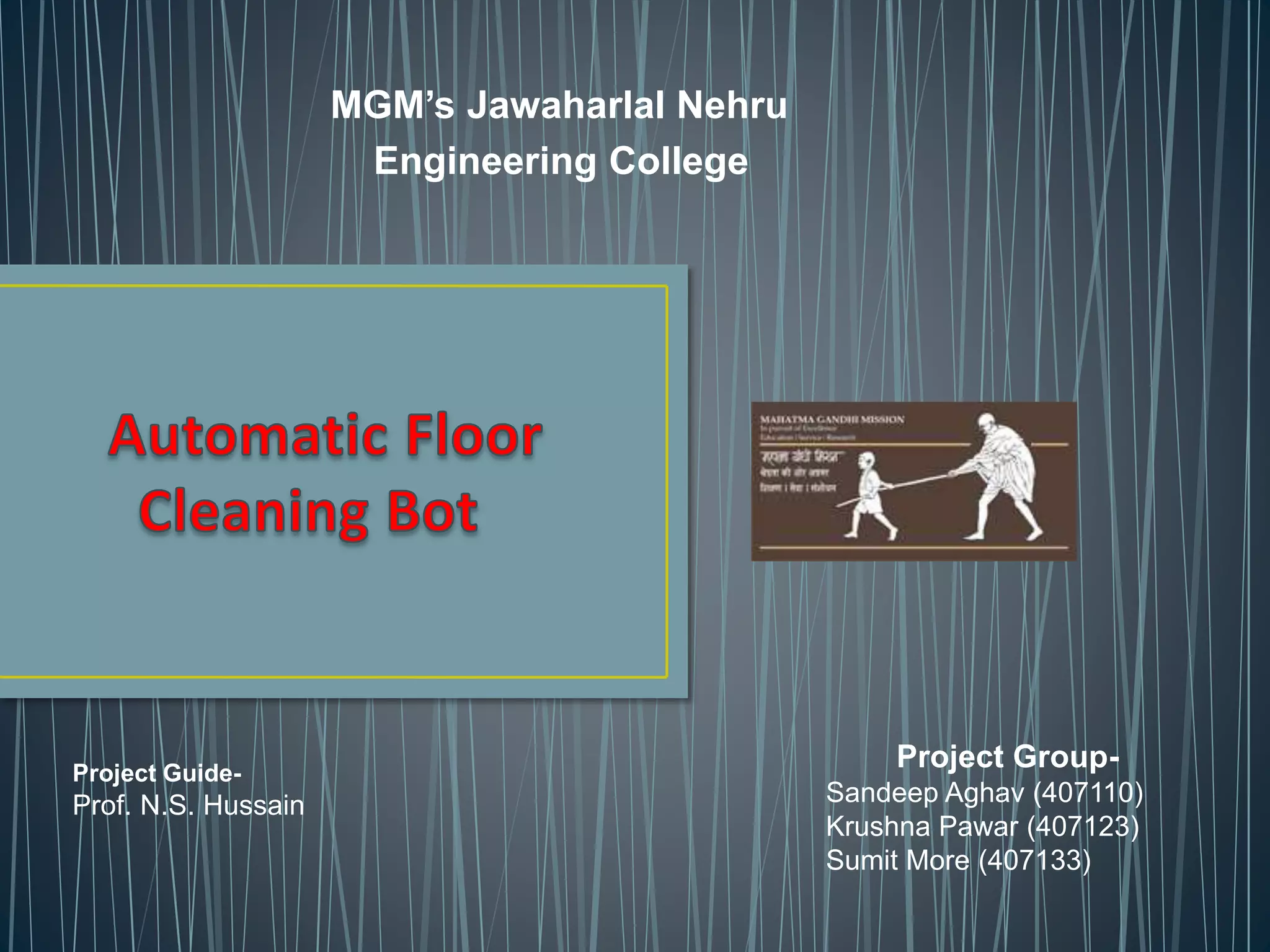 Automatic floor cleaner PPT