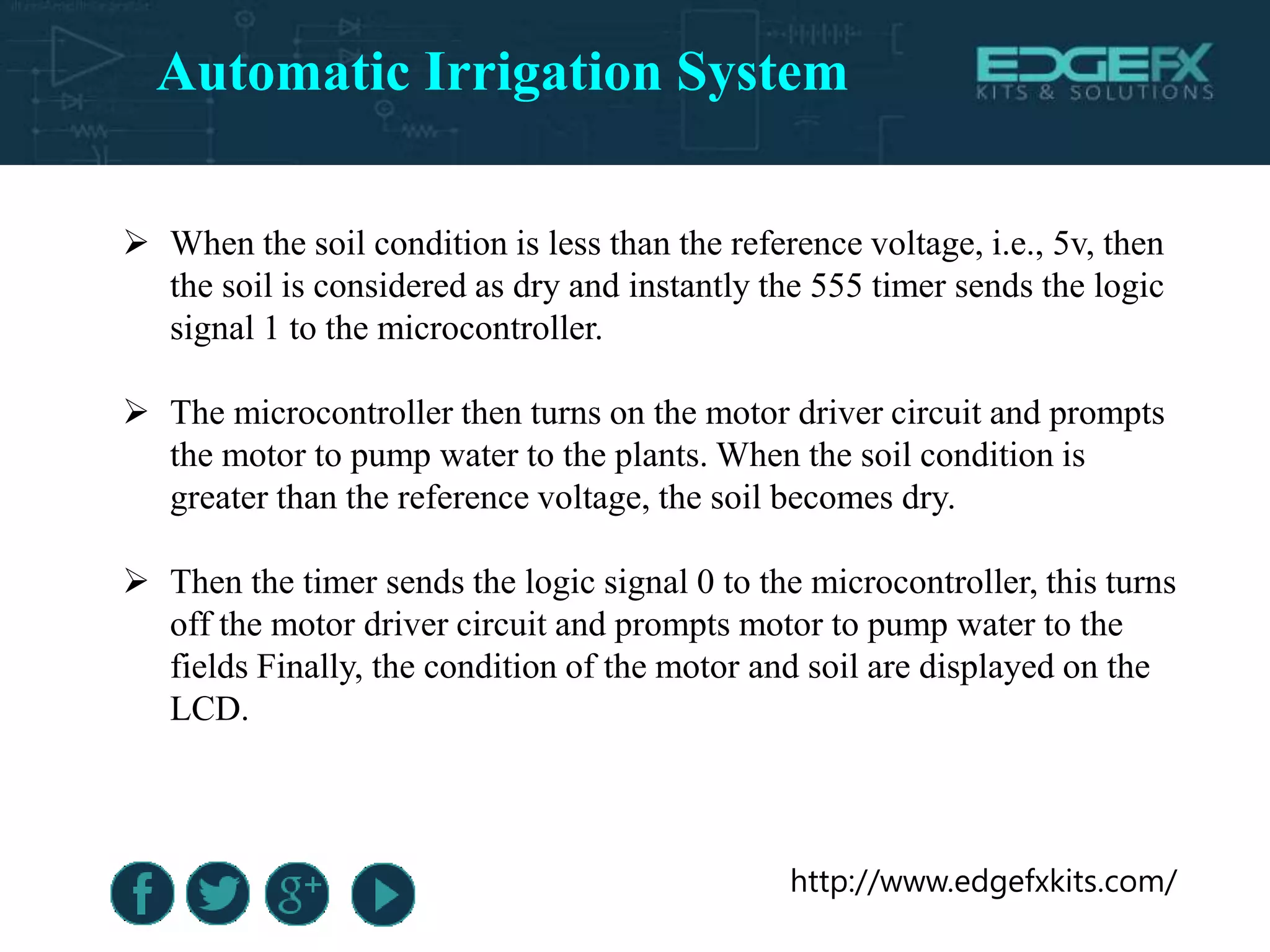 Automatic Irrigation System | PPTX