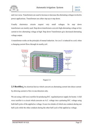 Automatic irrigation system by using 89s52 | PDF