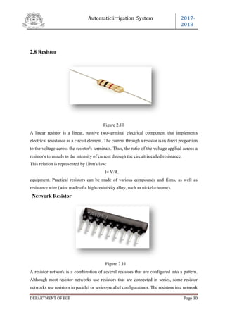 Automatic irrigation system by using 89s52 | PDF