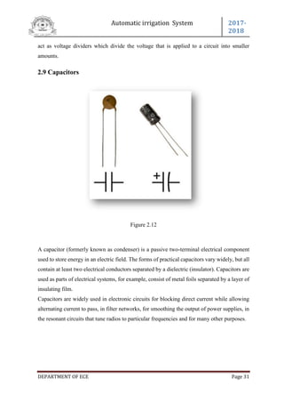 Automatic irrigation system by using 89s52 | PDF
